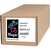 Magiclee/Magic DMVLA5 44" x 40' Coated Matte Pressure Sensitive Calendered Vinyl, White, Roll
