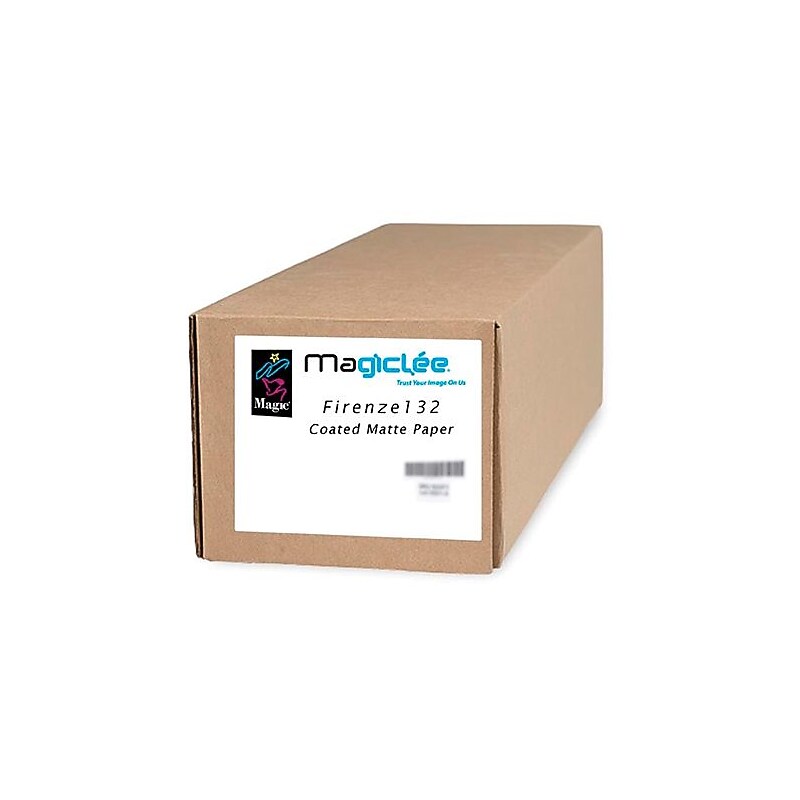 Magiclee/Magic Firenze 132 36" x 100' Coated Matte Presentation Paper, Bright White, Roll image 1