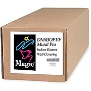 Magiclee/Magic DMIBOP Mural Pro 24" x 10' 11 mil Nylon Matte Indoor Banner, White, Roll