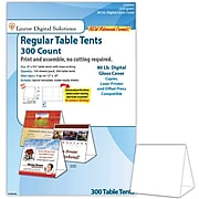 Blanks/USA® 4" x 3 3/8" x 5 5/8" 80 lbs. Digital Table Tent, White, 150/Pack
