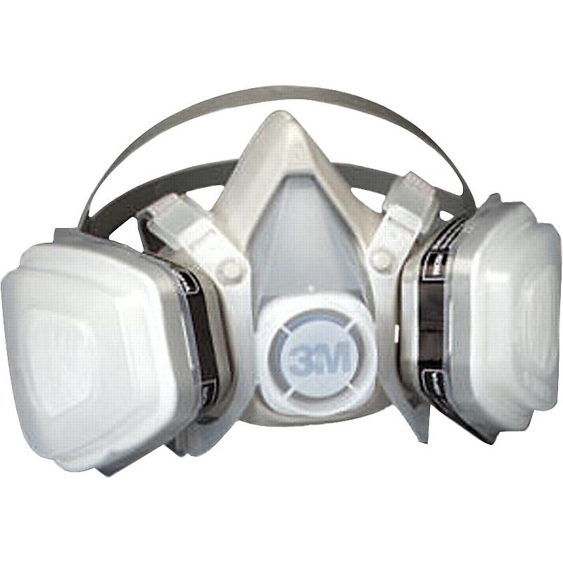 3M™ Half Facepiece Disposable Respirator Assembly, Organic Vapor/P95, Small, 12/Case image 1