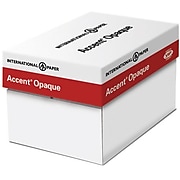 IP Accent® Opaque 8 1/2" x 14" 60 lbs. Digital Smooth Multipurpose Paper, White, 5000/Case