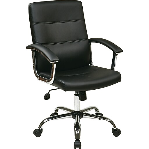 Office Star Ave Six® Faux Leather Malta Office Chairs at Staples