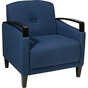 Office Star Ave Six® Fabric Main Street Chair, Indigo