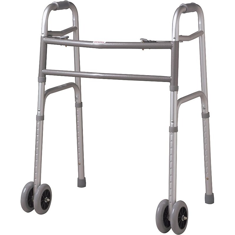 Guardian Folding Walker, Bariatric, 33.5"-43.5" H, Each (MDS86410XWW) image 1