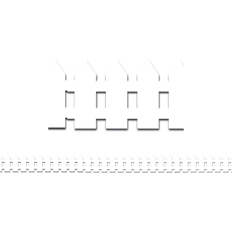 White Fence Mighty Brights™ Border, 3" x 36", 12/pkg image 1