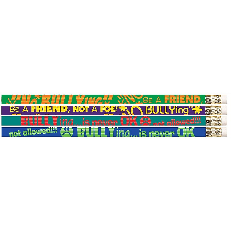 Musgrave Pencil Company No Bullying Wooden Pencil, 0.5mm, #2 Hard Lead, 144/Box (MUS2508G) image 1