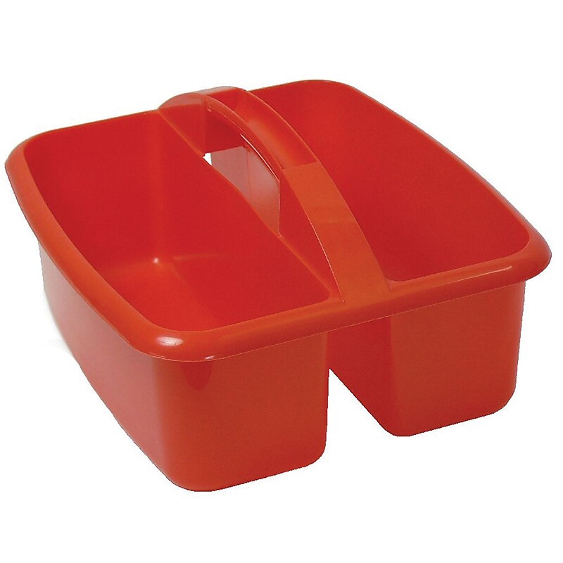 Romanoff Large Plastic Utility Caddy 12.75"H x 11.25"W, Red (ROM26002) image 1