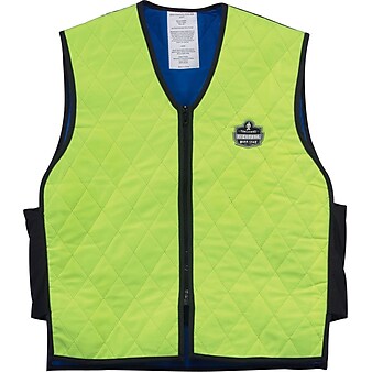Ergodyne® Chill-Its® 6665 Evaporative Cooling Vest, Lime, Medium