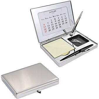 Natico Originals Executive Metal Desk Organizer, Silver (30-4668)