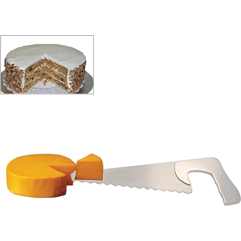 Natico Stainless Steel Saw Shaped Cheese/Cake Server image 1