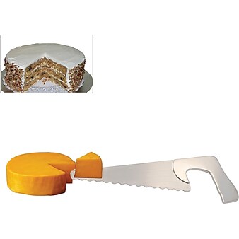 Natico Stainless Steel Saw Shaped Cheese/Cake Server