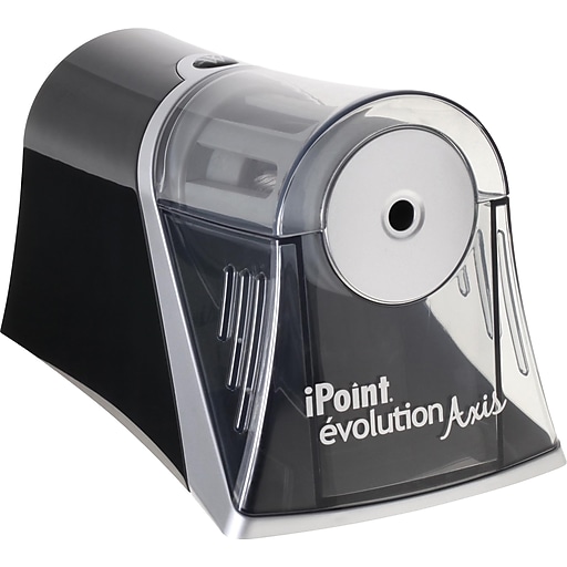 Westcott 14888 iPoint Evolution Electric Pencil Sharpener Black and Silver