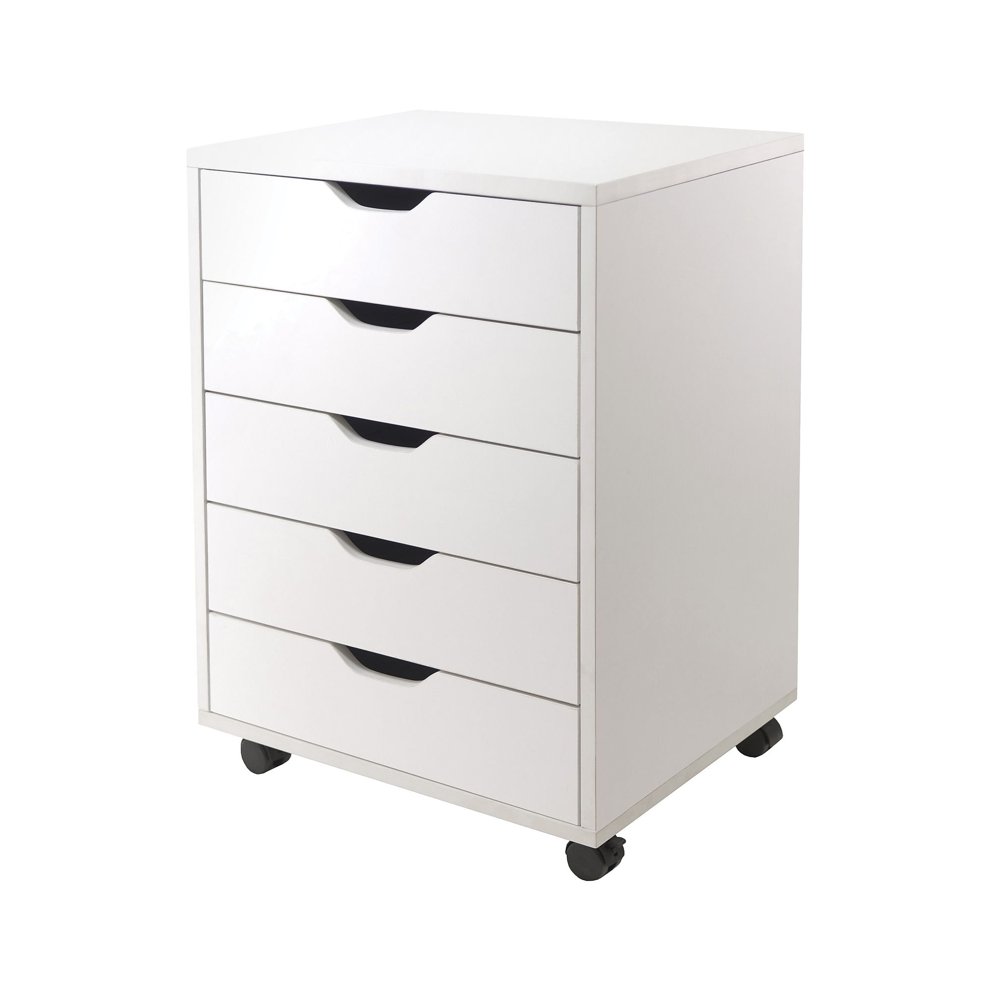 Winsome Halifax 5-Drawer Composite Wood Storage Cabinet, White (10519) Sansujyuku sansujyuku.com
