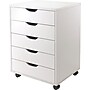 Winsome Halifax 5-Drawer Composite Wood Storage Cabinet, White (10519)~#|#~s0730460_sc7