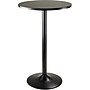 Winsome 23.66" Round MDF Pub Table, Black (20123)~#|#~s0730470_sc7