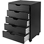 Winsome Halifax 5-Drawer Storage Cabinet, Black (20519)~#|#~s0730508_sc7