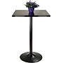 Winsome Square MDF Pub Table, 23.7"D x 23.7"W, Black (20522)~#|#~s0730510_sc7