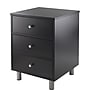 Winsome Daniel 15.75"W x 16.61"D Wooden Accent Table, Black (20933)~#|#~s0730536_sc7