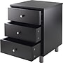 Winsome Daniel 15.75"W x 16.61"D Wooden Accent Table, Black (20933)~#|#~s0730537_sc7