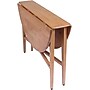 Winsome Hannah 42"Dia Wooden Round Double Drop Leaf Gate Leg Table, Light Oak (34942)~#|#~s0730564_sc7