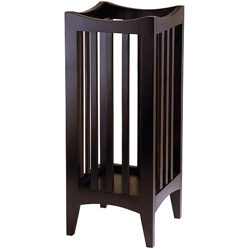 Winsome Wood Portland Umbrella Stand, Cappuccino Staples