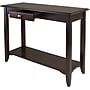 Winsome Nolan 40"W x 15.98"D Wooden Console Table, Cappuccino (40640)~#|#~s0730627_sc7
