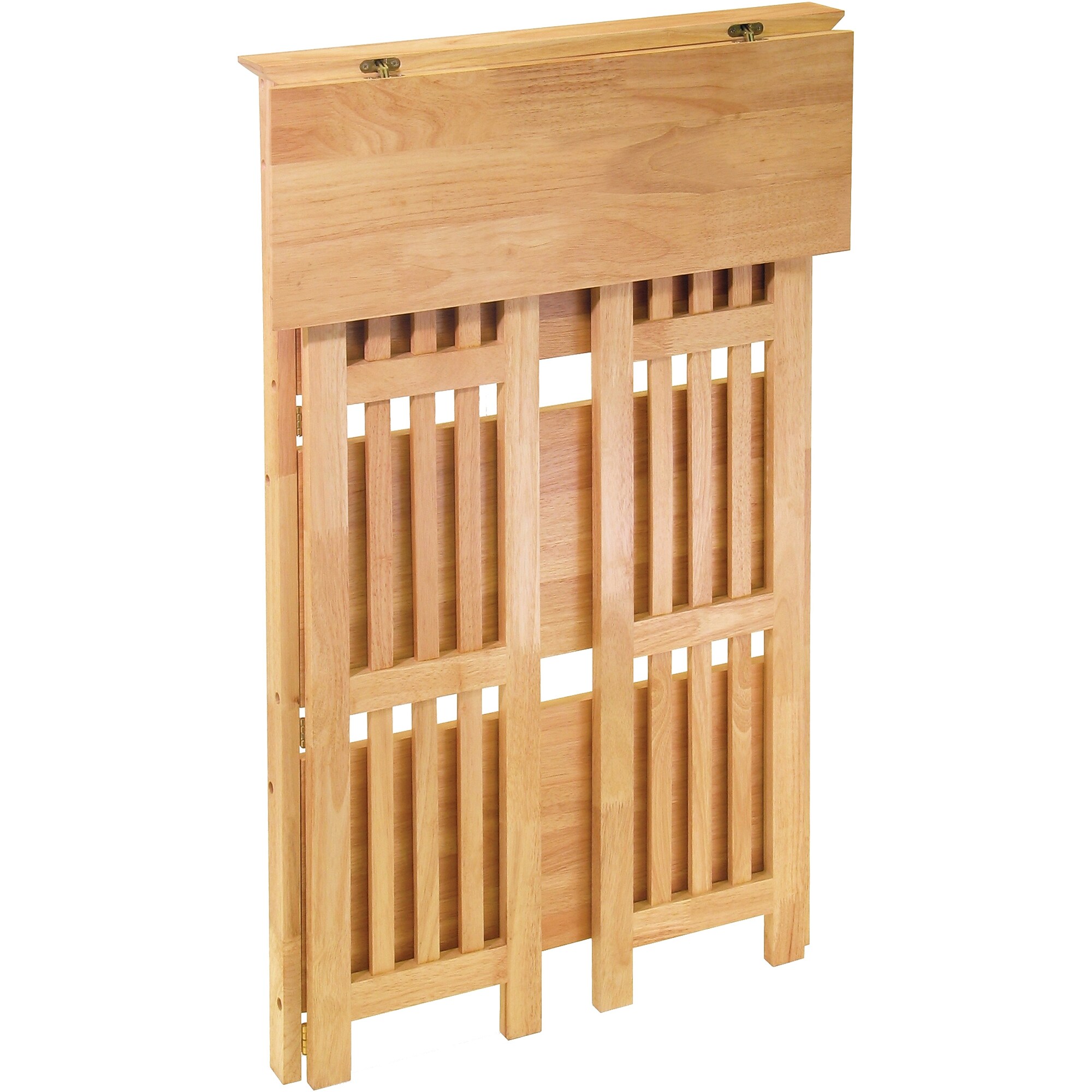 Winsome Mission Beech Wood 4-Tier Shelf, Natural Sansujyuku sansujyuku.com