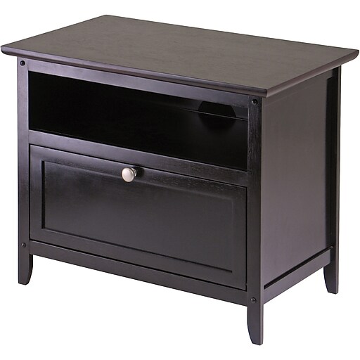 Winsome Zara Wood TV Stand, Dark Espresso Staples