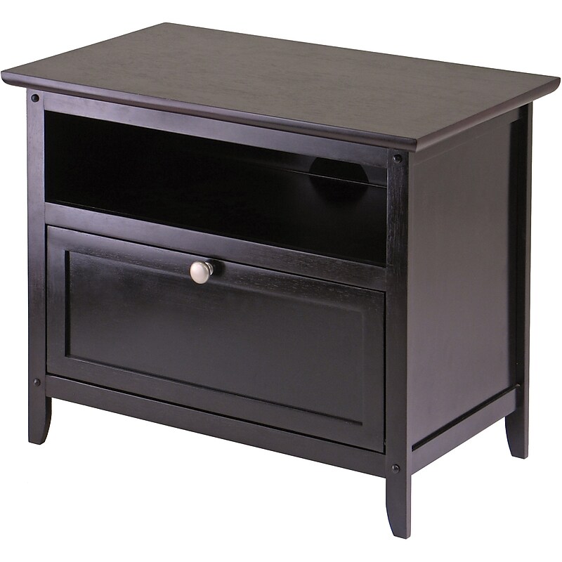 Winsome Zara Wood TV Stand, Dark Espresso (92125) image 1