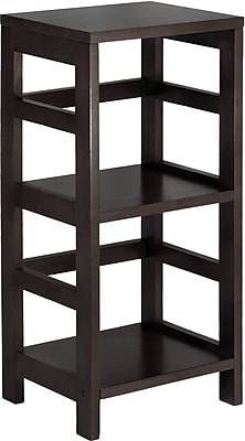Winsome Leo Solid/Composite Wood 2-Tier Narrow Storage Shelf, Espresso Sansujyuku sansujyuku.com