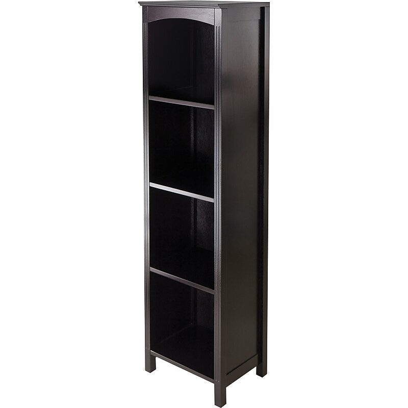 Winsome Terrace Beech Wood 5-Tier Shelf, Espresso image 1
