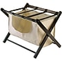 Winsome Dora 26" Luggage Rack with Removable Fabric Basket, Espresso (92535)~#|#~s0730835_sc7