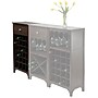 Winsome Ancona 37.52" x 19.09" x 12.6" 24-Bottle Modular Wine Cabinet With 1-Drawer, Dark Espresso~#|#~s0730896_sc7