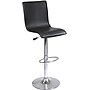Winsome Spectrum Faux Leather Full Back Bar Stool, Adjustable Height, Black (93145)~#|#~s0730950_sc7