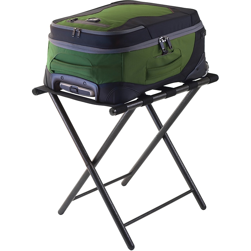 Winsome Foldable 22.5" Luggage Rack, Black (93522) image 1