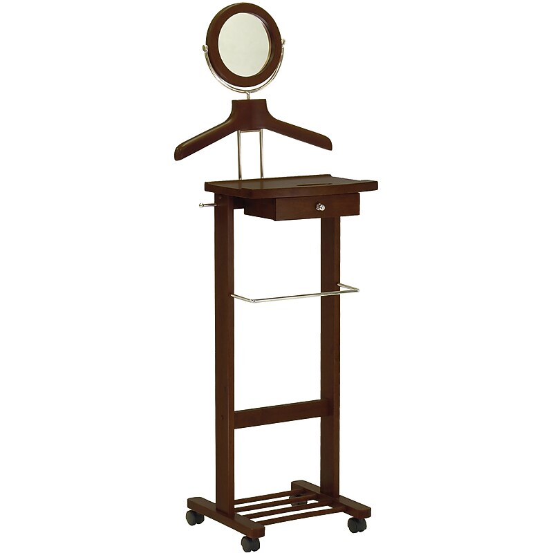 Winsome Valet Stand, Antique Walnut, Wood (94155) image 1
