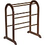 Winsome Wood Quilt Rack With 6 Rungs, Antique Walnut (94326)~#|#~s0731079_sc7