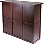Winsome Newport 40.16" x 50" x 17.87" Wood Expandable Counter Wine Bar, Antique Walnut~#|#~s0731095_sc7