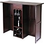 Winsome Newport 40.16" x 50" x 17.87" Wood Expandable Counter Wine Bar, Antique Walnut~#|#~s0731097_sc7