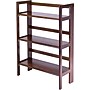 Winsome Solid/Composite Wood 3-Tier Wide Folding and Stackable Shelf, Antique Walnut~#|#~s0731203_sc7