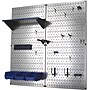 Wall Control Metal Pegboard Utility Tool Storage Kit (30-WGL-200 GVBU)~#|#~s0734117_sc7