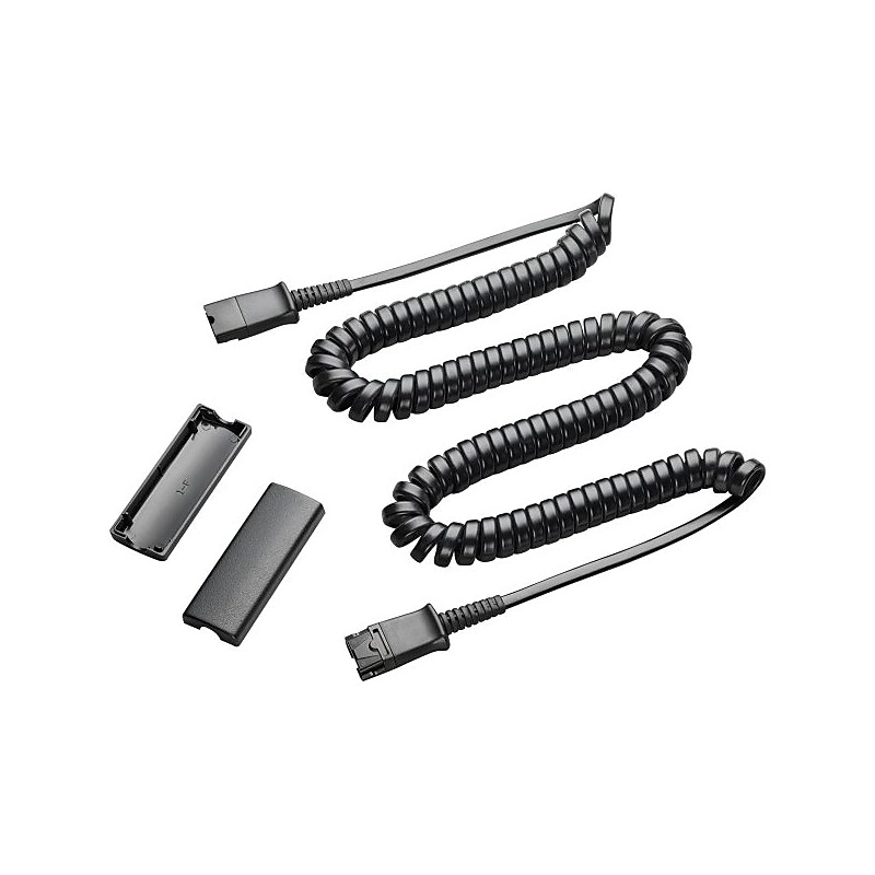 Plantronics QD to QD Extension Cable, Black (40703-01) image 1