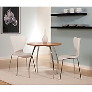Euro Style™ Bistro 30" Round MDF Table, Natural