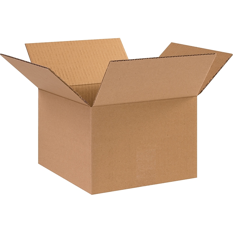 10" x 7" x 10" Shipping Boxes, Brown, 25/Bundle (10107) image 1