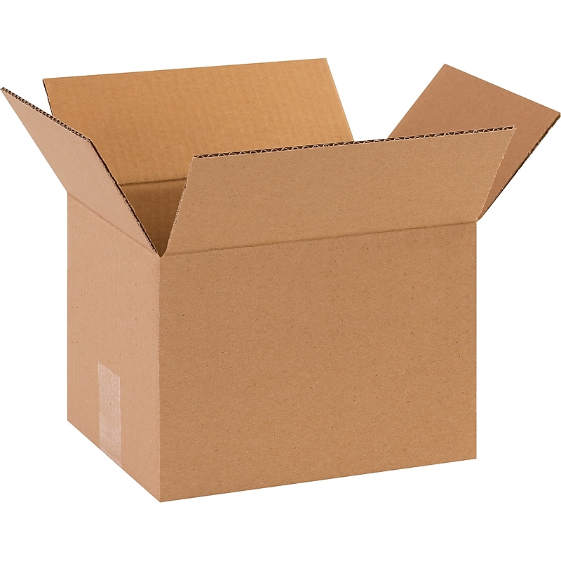 10" x 8" x 7" Shipping Boxes, Brown, 25/Bundle (1087) image 1