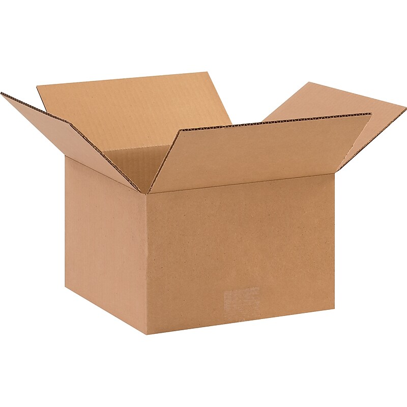 11" x 6" x 11" Shipping Boxes, Brown, 25/Bundle (11116) image 1
