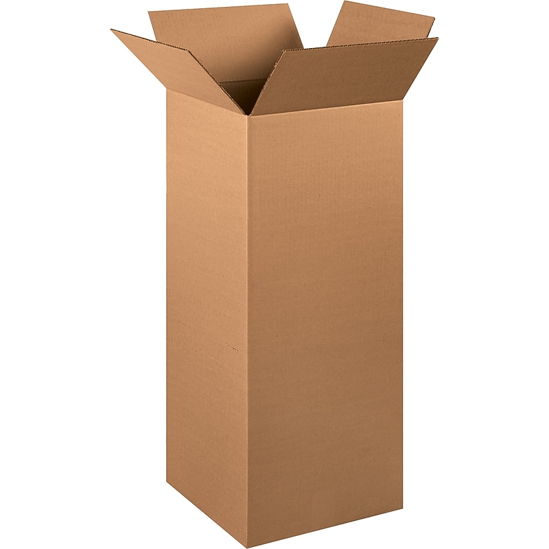 12" x 30" x 12" Shipping Boxes, Brown, 15/Bundle (121230) image 1