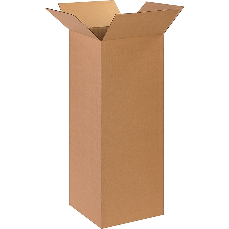 14" x 14" x 36" Shipping Boxes, 15/Bundle (141436) image 1