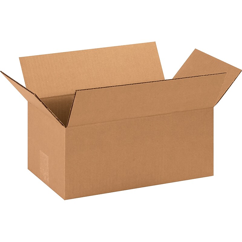 14" x 9" x 6" Shipping Boxes, Brown, 25/Bundle (1496) image 1